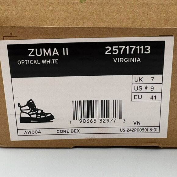 Dr. Martens Zuma II Optical White Leather Ankle Boots Womens Size 9 Lace-Up - Picture 13 of 13